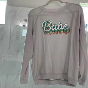 Babe oversized sweater